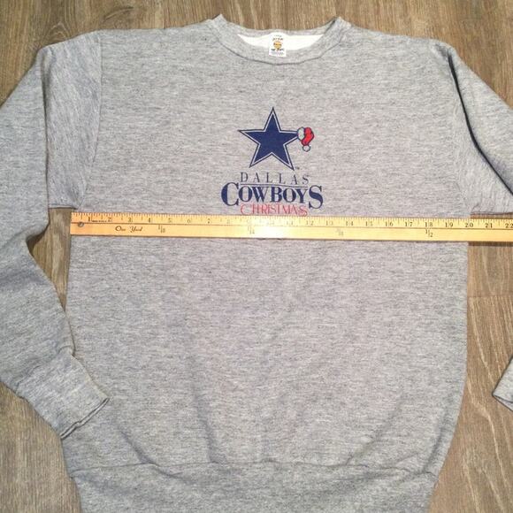 Vtg Dallas Cowboys 1986 Christmas sweatshirt best for S/M - Picture 5 of 7